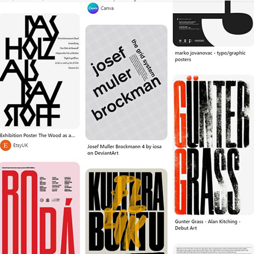 pinterest fontok